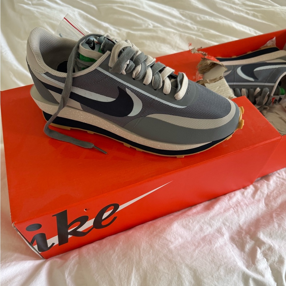 Nike LD waffle Sacai x Clot Kiss of Death Cool Grey